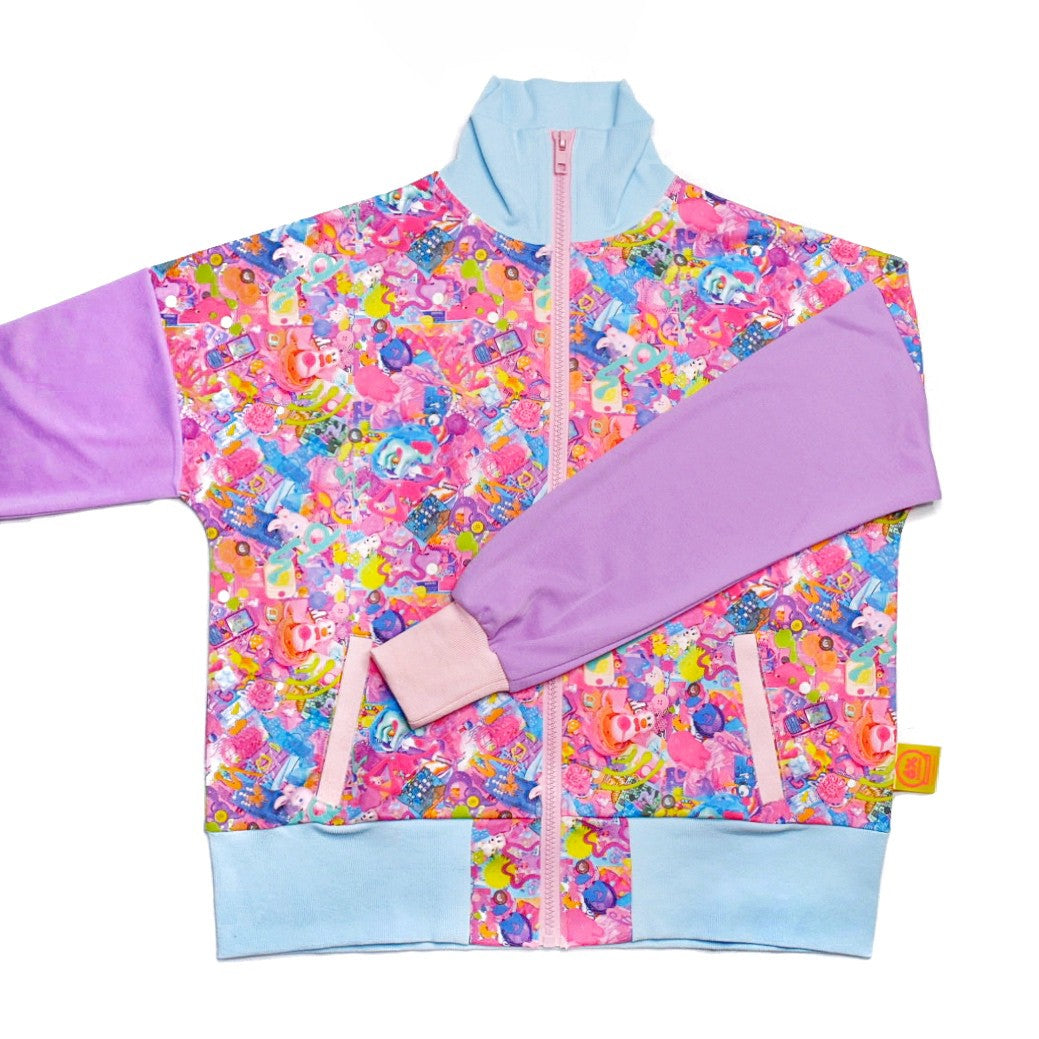 6% Dokidoki "Primal Pop" pastel track jacket ~ LAST ONE!