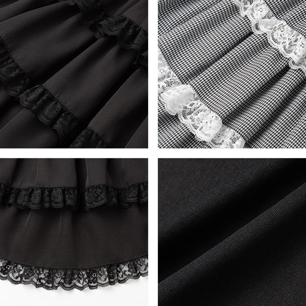 Dear My Love heart bijou lace up skirt