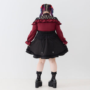 Dear My Love Whip "Heart Choker Lace Frill" blouse