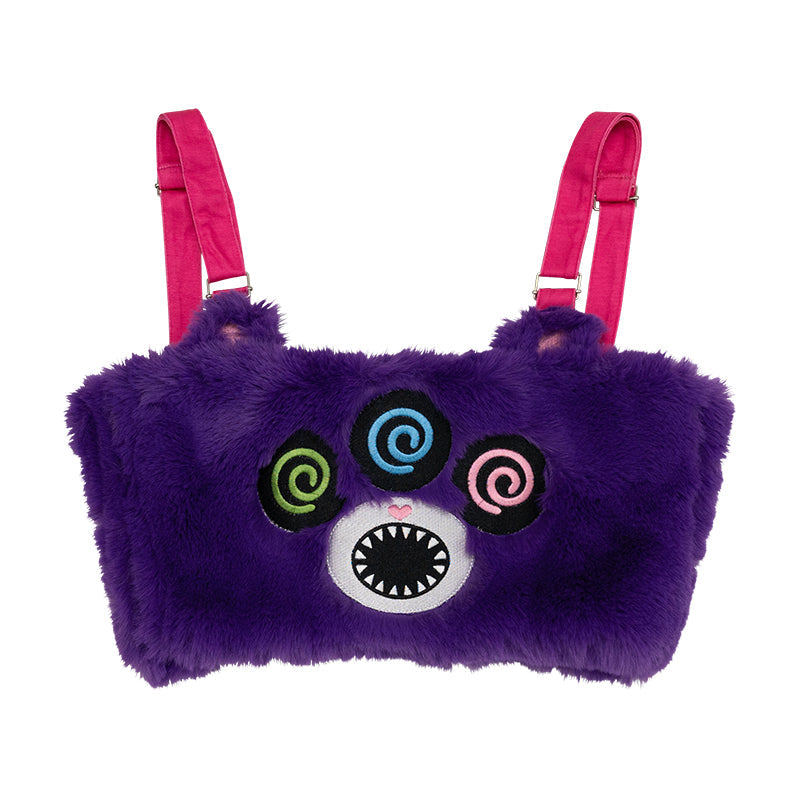ACDC RAG Mad B-Day fluffy monster bustier