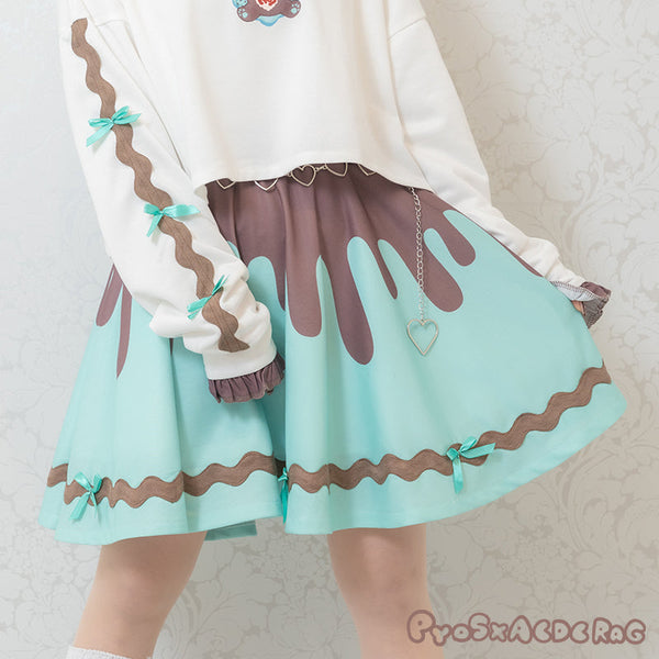 ACDC RAG x Pyos “Cherry Puppy” skirt – Grumpy Bunny