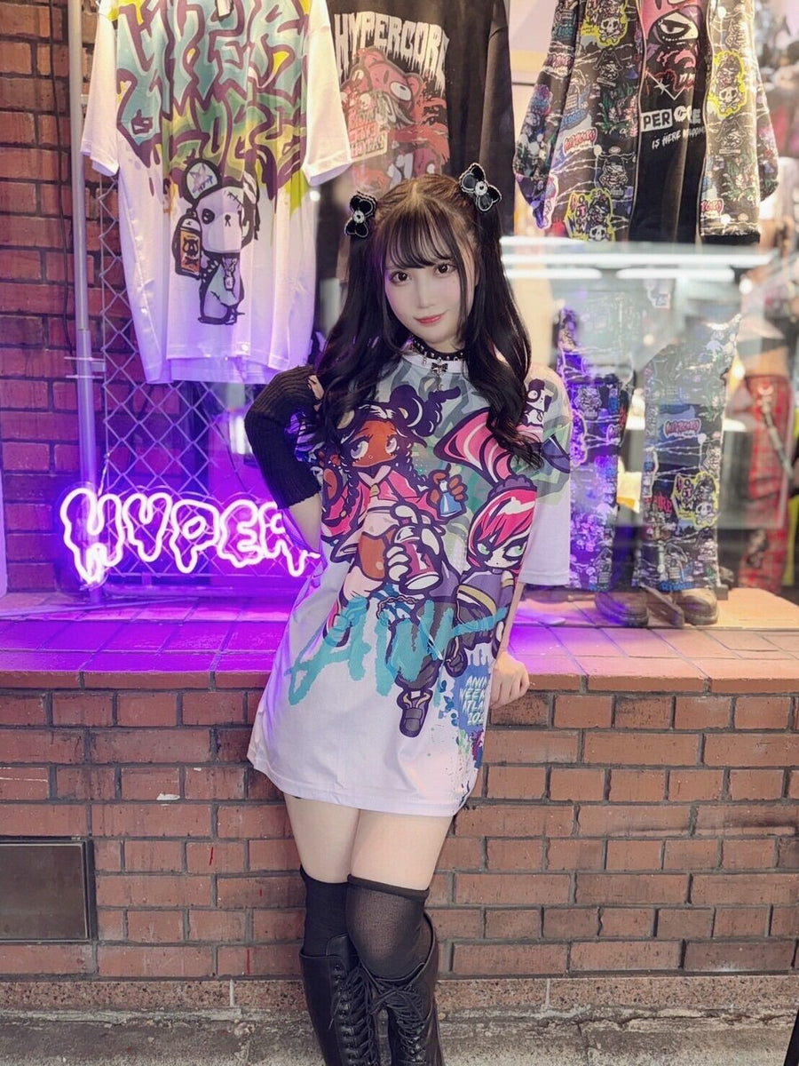 Hypercore Anime Weekend Atlanta 2024 t-shirt – Grumpy Bunny