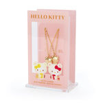 Sanrio Hello Kitty & Mimmy "Birthday" 18k gold necklace