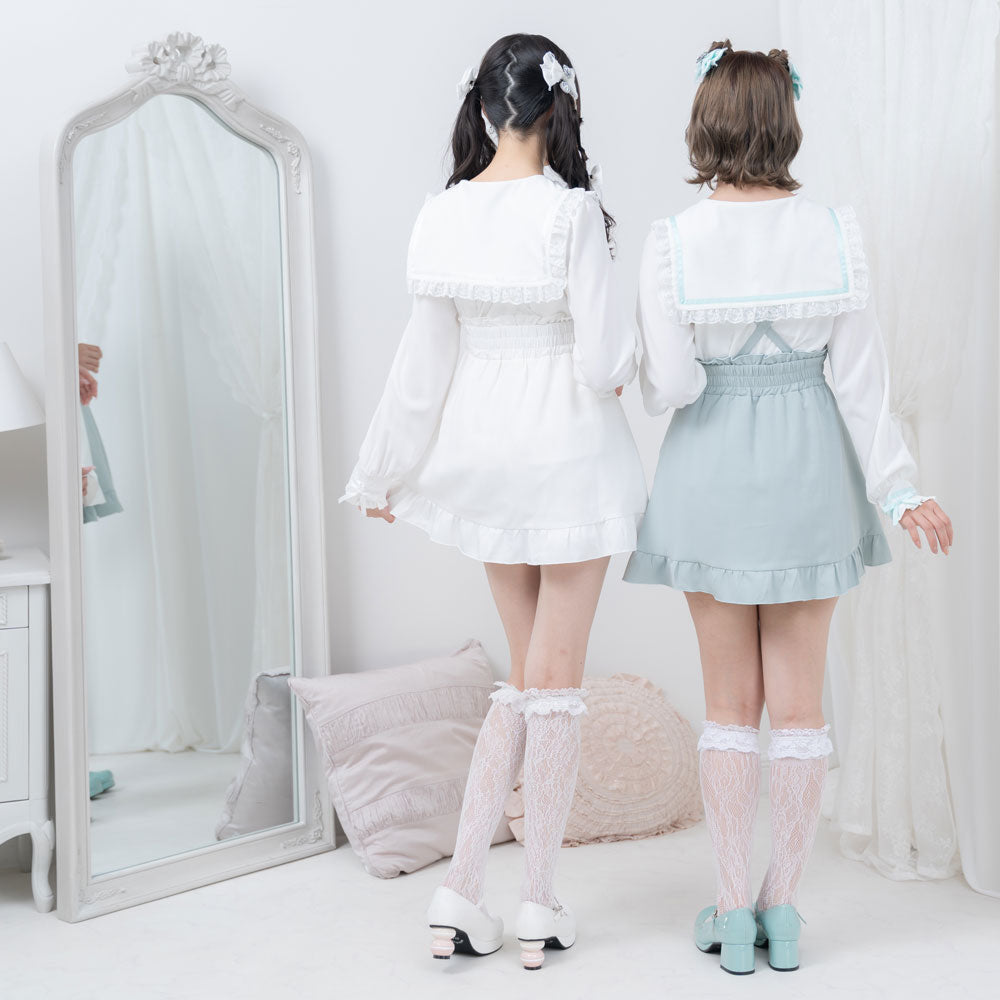 Dear My Love tailored sailor blouse