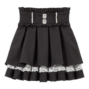 Dear My Love jirai kei double layered flare skirt