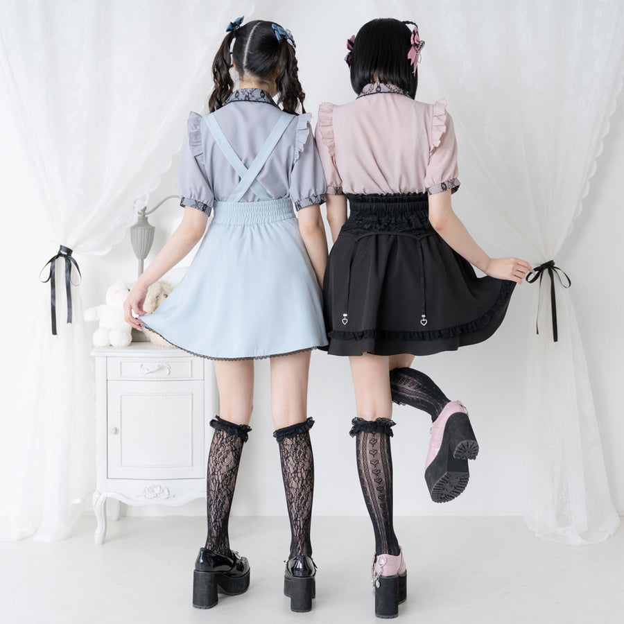 Dear My Love "Suspenders Ribbon" Skirt