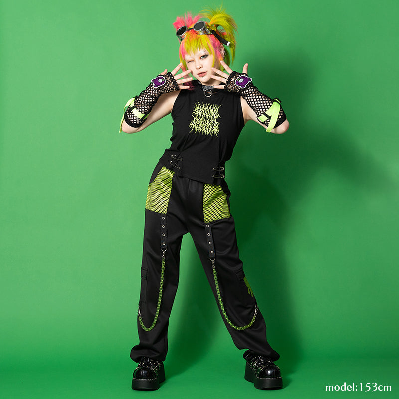 ACDC RAG & Gloomy Bear vivid sleeveless top