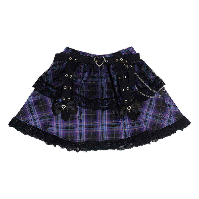 ACDC RAG “Love Punk” purple skirt