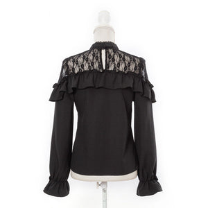 Dear My Love "Heart Choker Lace Frill" blouse