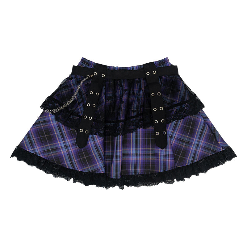 ACDC RAG “Love Punk” purple skirt