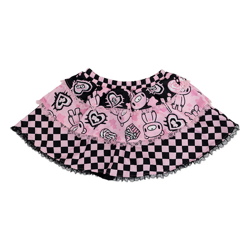 ACDC RAG, Gloomy Bear & Sophie Powers "Cake" skirt