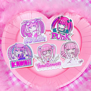 Menherchan stickers