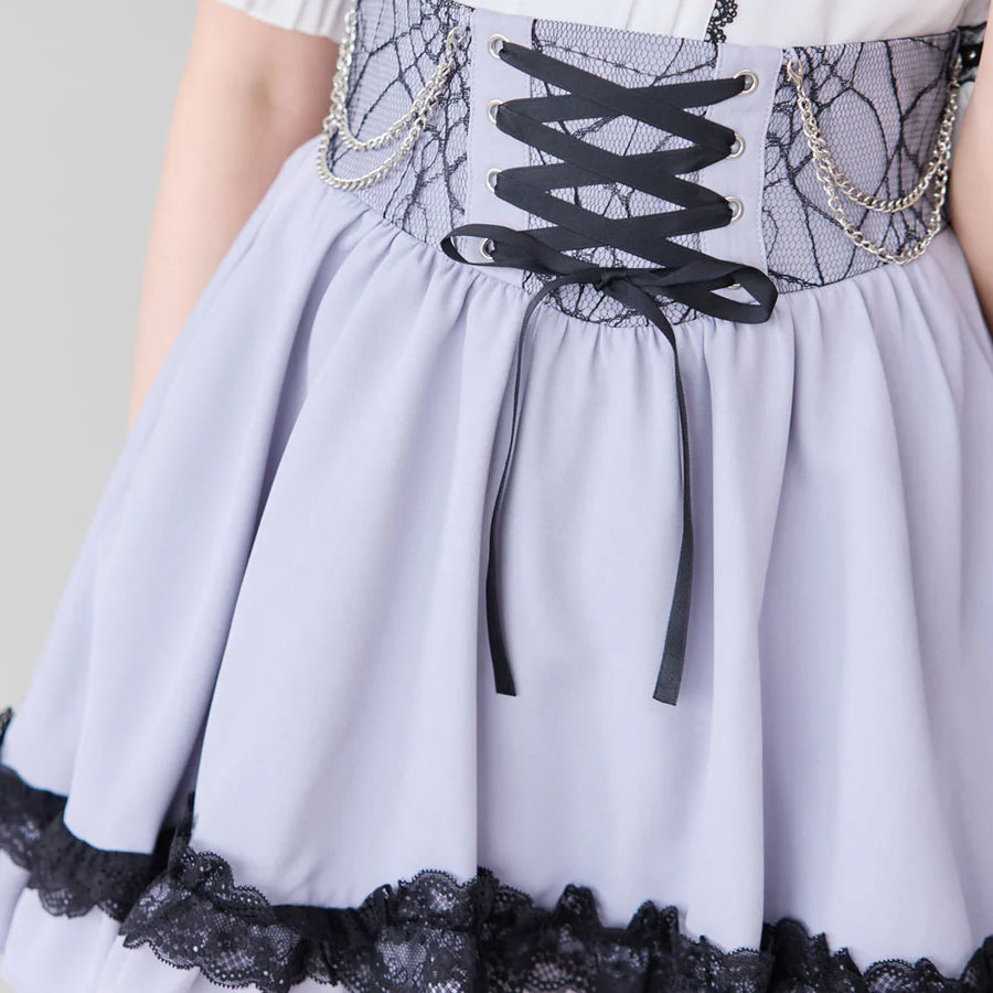 Dear My Love spiderweb skirt