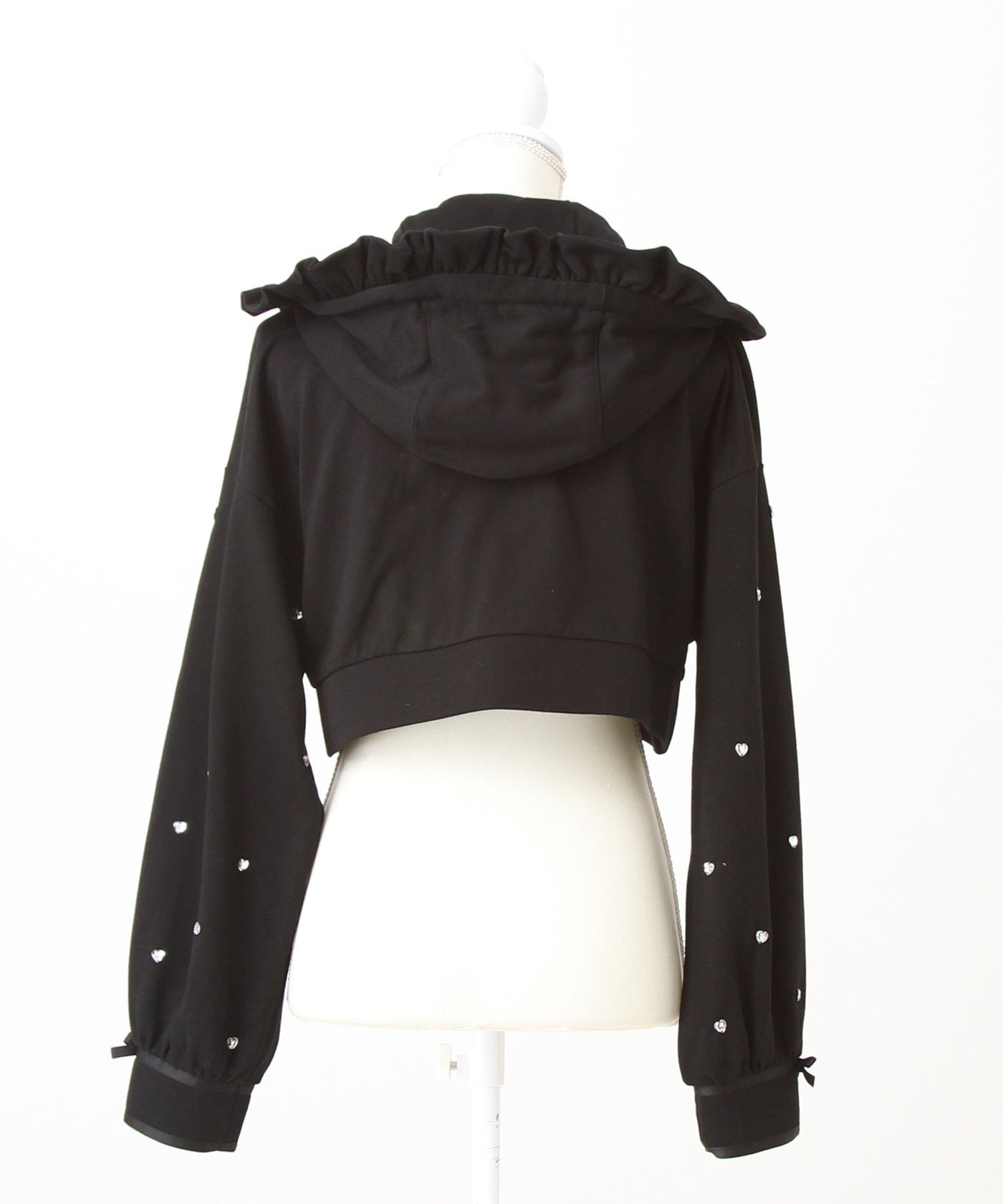 Dear My Love heart dot short hoodie