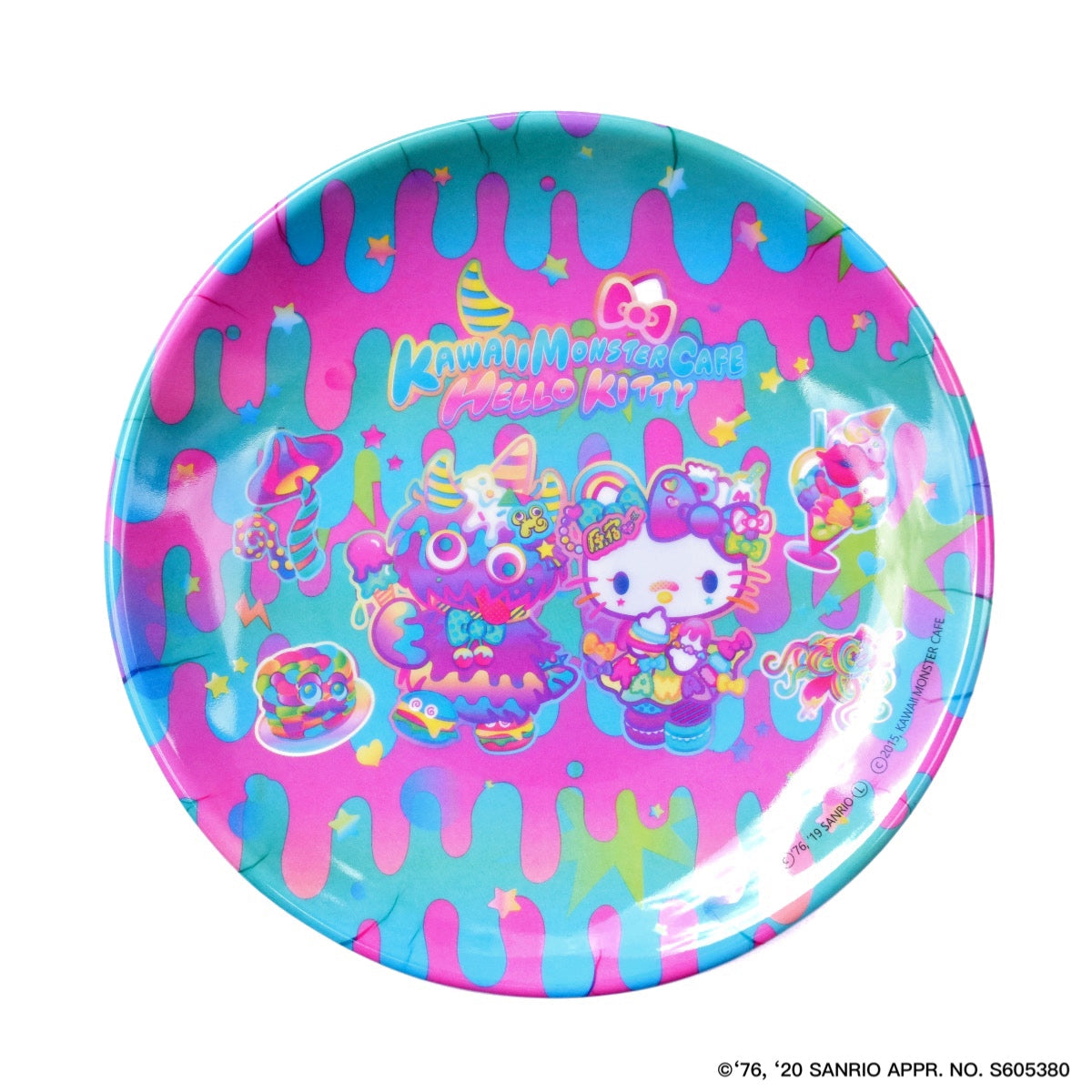 6% Dokidoki Kawaii Monster Cafe x Hello Kitty plate