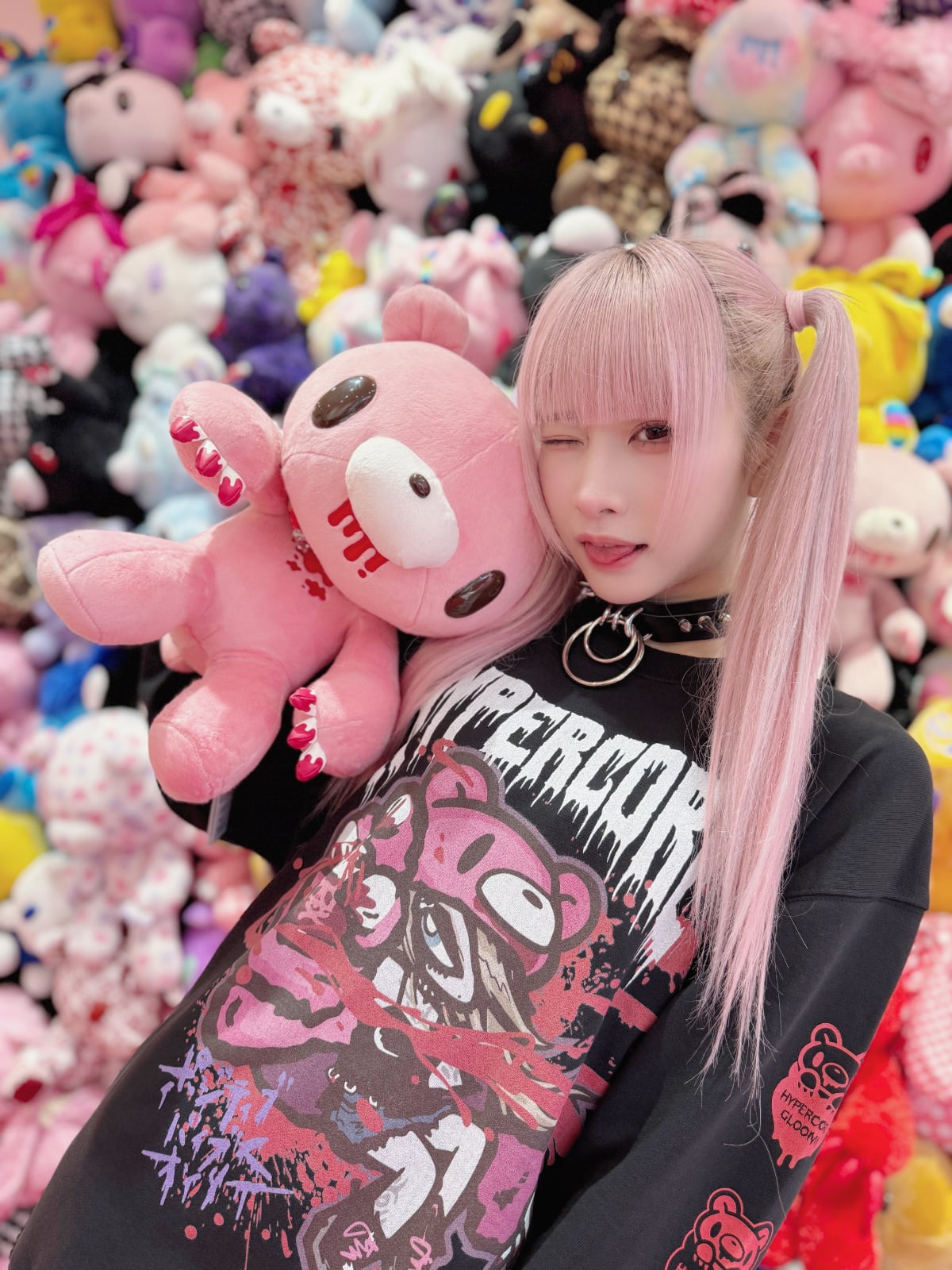 Hypercore x Gloomy Bear collab sweatshirt