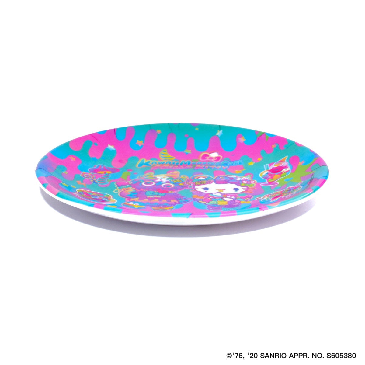 6% Dokidoki Kawaii Monster Cafe x Hello Kitty plate