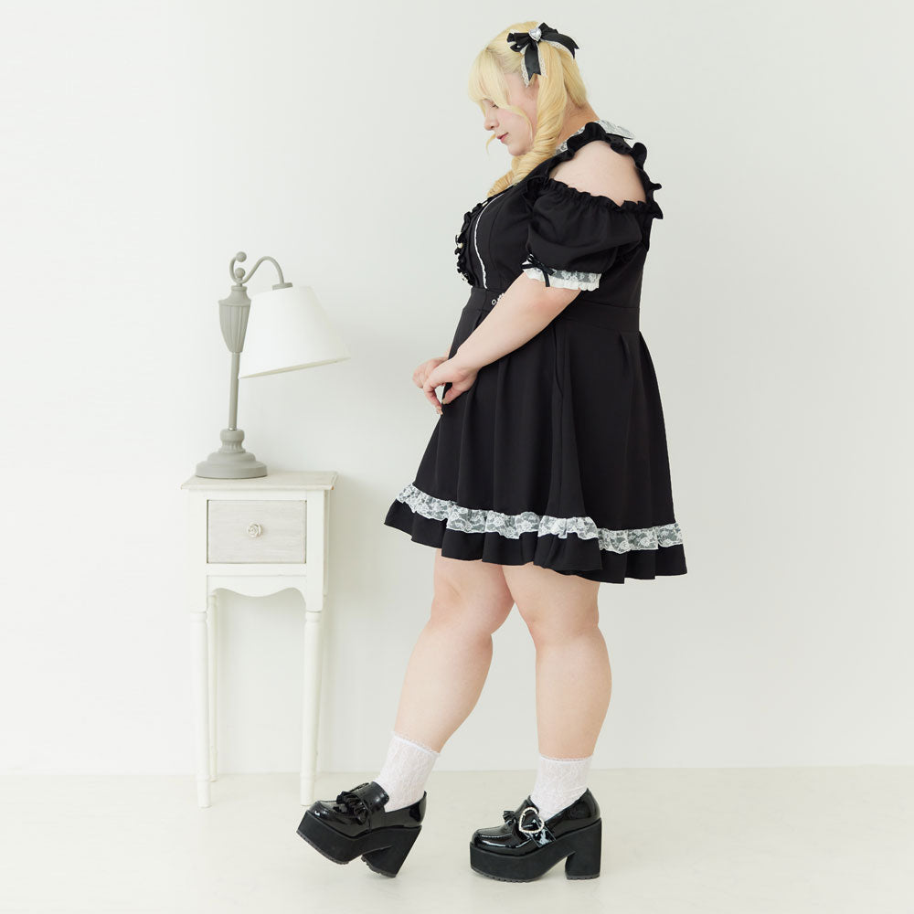 Dear My Love Whip "Kirakira Bijou lace frill" dress