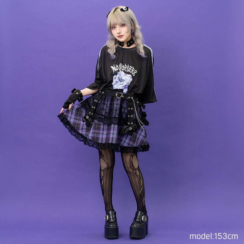 ACDC RAG “Love Punk” purple skirt