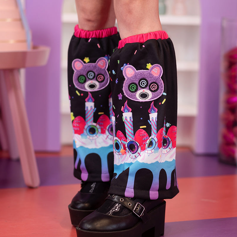 ACDC RAG Mad B-Day black leg warmers