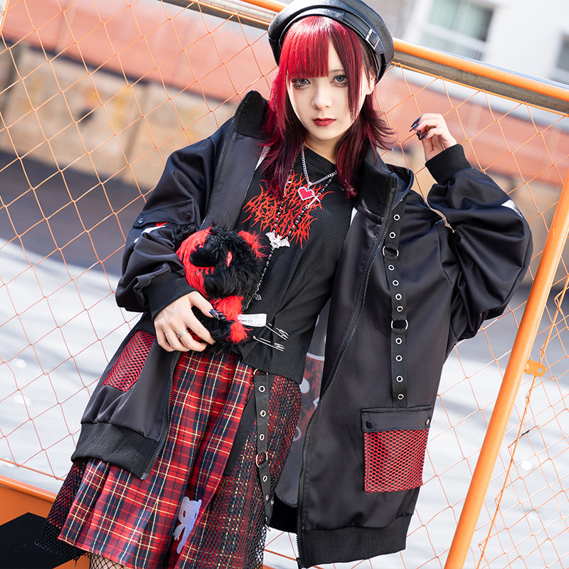 ACDC RAG & Gloomy Bear dark sleeveless top