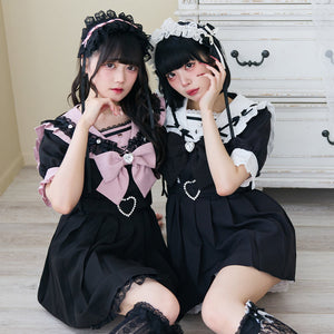 Dear My Love "Lace Frill Sailor" dress