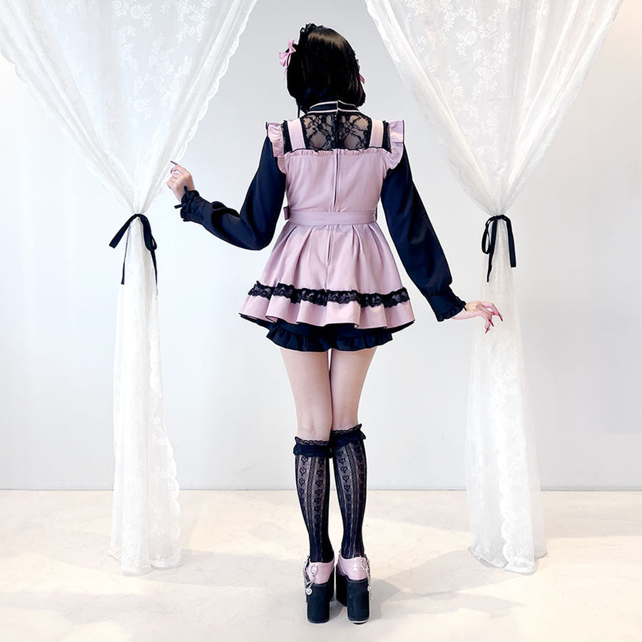 Dear My Love "Heart Choker Belt Lace" dress