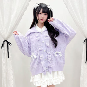 Dear My Love "Sailor Collar Frill" cardigan