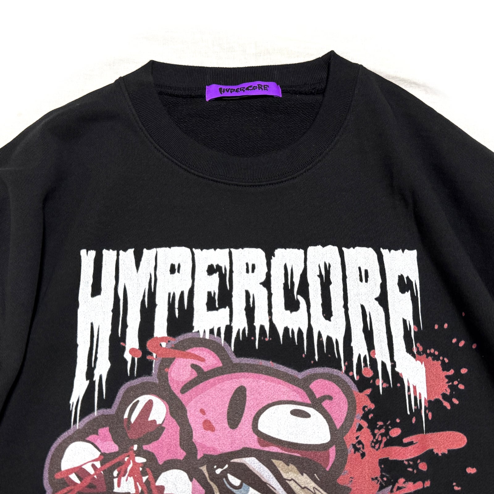 Hypercore x Gloomy Bear collab sweatshirt