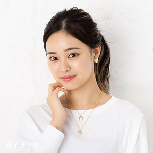 Sanrio Hello Kitty & Mimmy "Birthday" 18k gold necklace