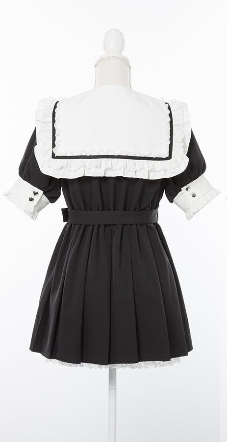 Dear My Love "Lace Frill Sailor" dress