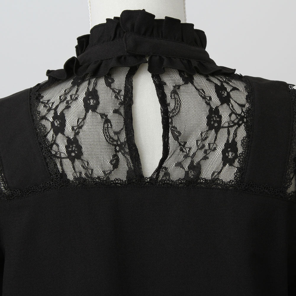 Dear My Love Whip heart belt bijou blouse