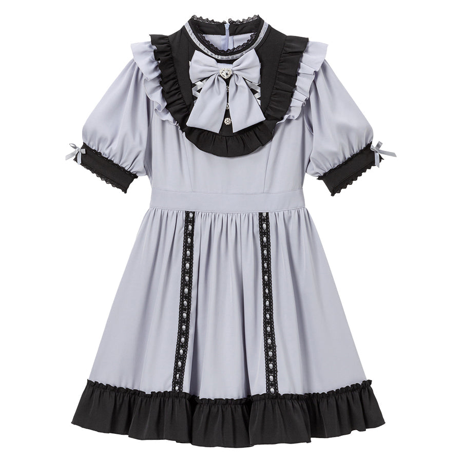 Dear My Love Whip "Lace-up Ribbon Dolly" dress