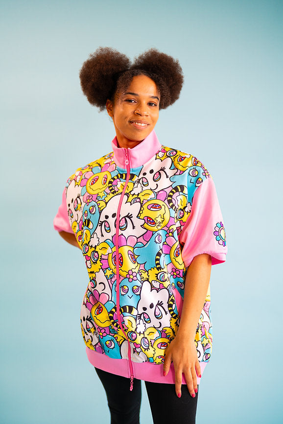 Ghost Girl Goods & 90884 “Happy Friends” jacket