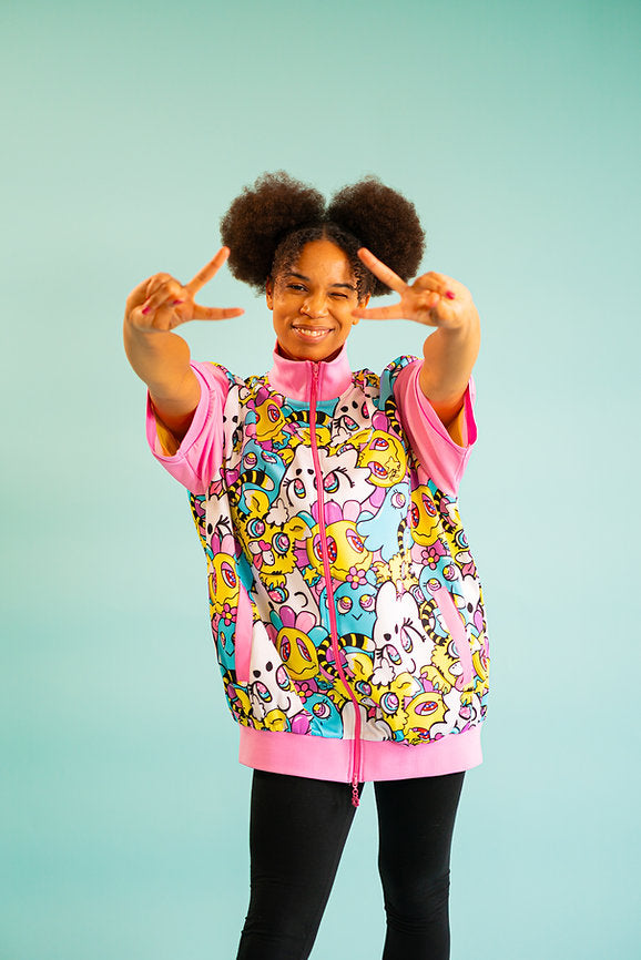 Ghost Girl Goods & 90884 “Happy Friends” jacket