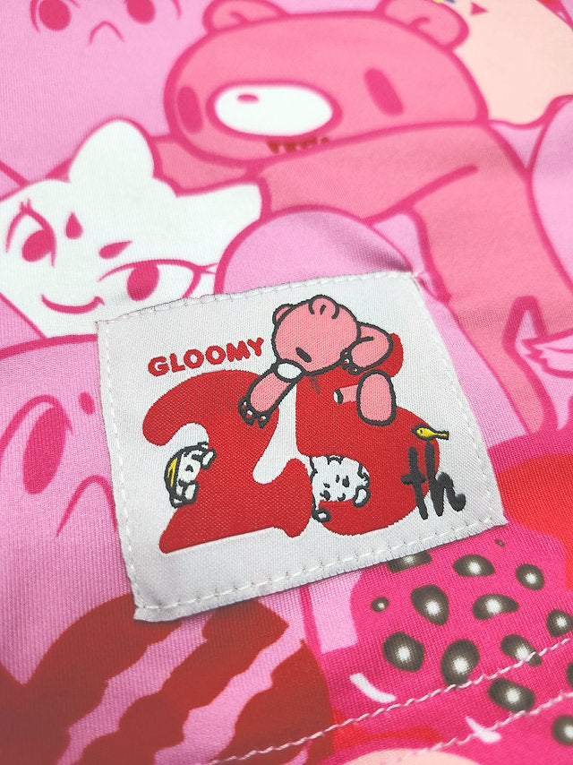 Ghost Girl Goods & Gloomy Bear collab "Ghostown" zip tee