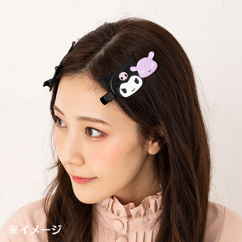 Sanrio Kuromi and Baku hair clip set