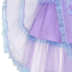 Listen Flavor purple tulle tiered skirt