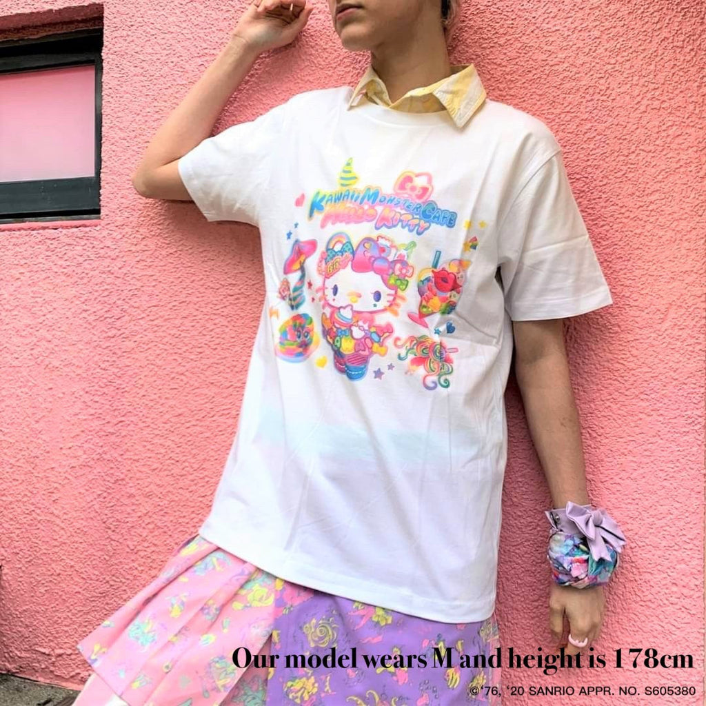 6% Dokidoki Kawaii Monster Cafe & Hello Kitty t-shirt