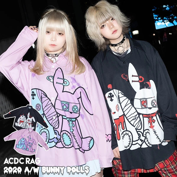 ACDC RAG bunny dolls pastel shirt