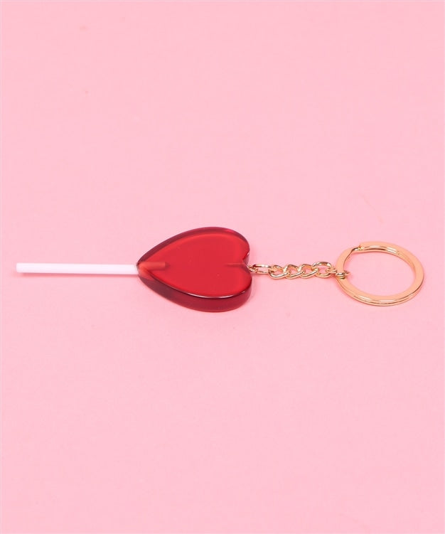 W❤️C lollipop heart keyring