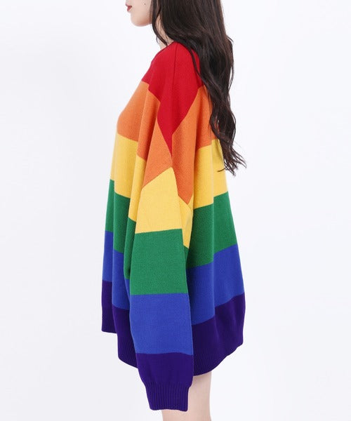 W❤️C rainbow sweater