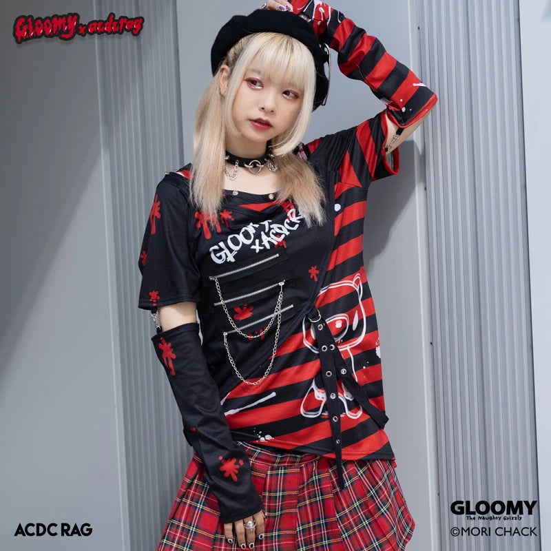 ACDC RAG x Menhera Chan black skirt – Grumpy Bunny