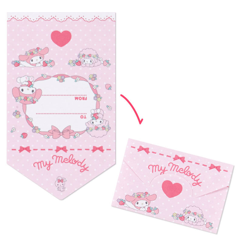 Sanrio My Melody memo/gift tags set