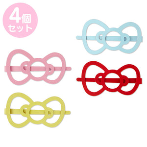 Sanrio Hello Kitty bow hair clips set
