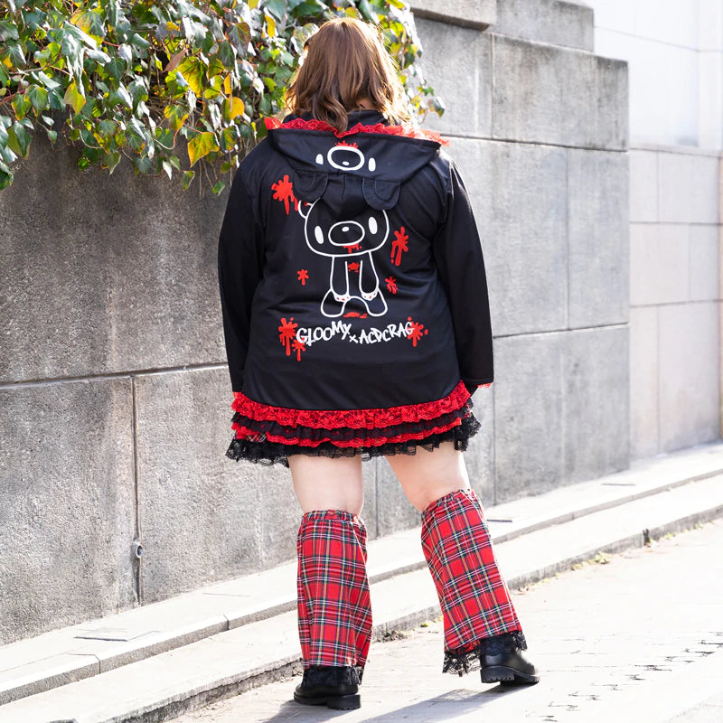 ACDC RAG & Gloomy Bear plus size dark leg warmers β Grumpy Bunny