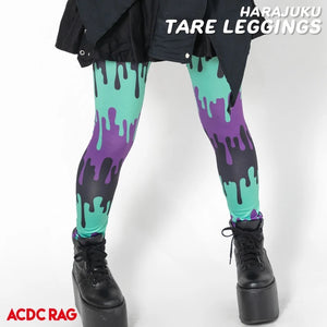 ACDC RAG punk paint leggings