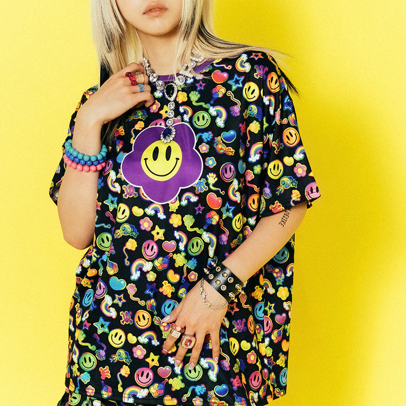 ACDC RAG x Fairy Space rainbow t-shirt – Grumpy Bunny