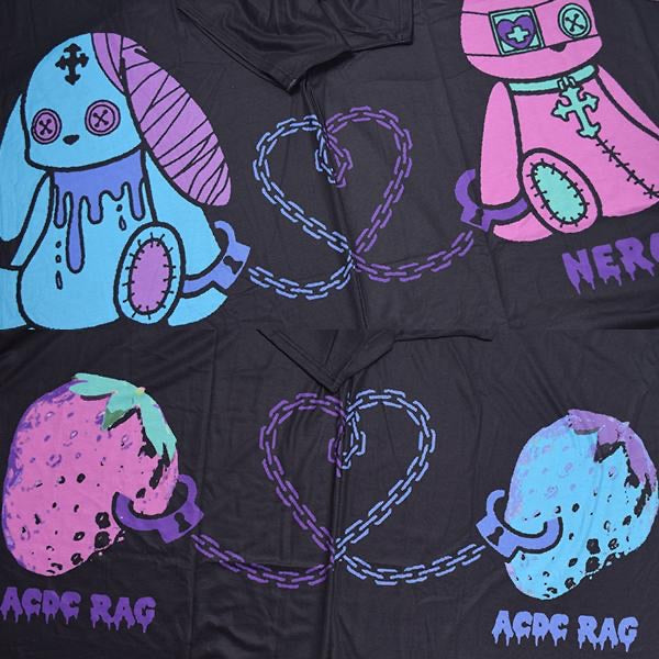 ACDC RAG Bunny Dolls "Nero" t-shirt dress