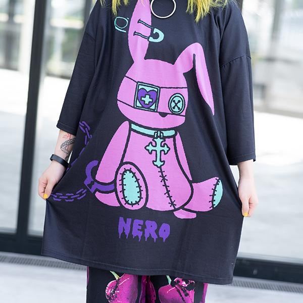 ACDC RAG Bunny Dolls "Nero" t-shirt dress